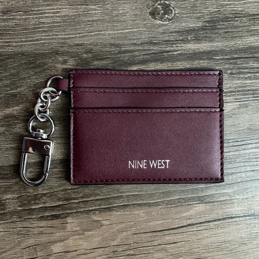 Nine West Women’s Burgundy Credit Card Holder
